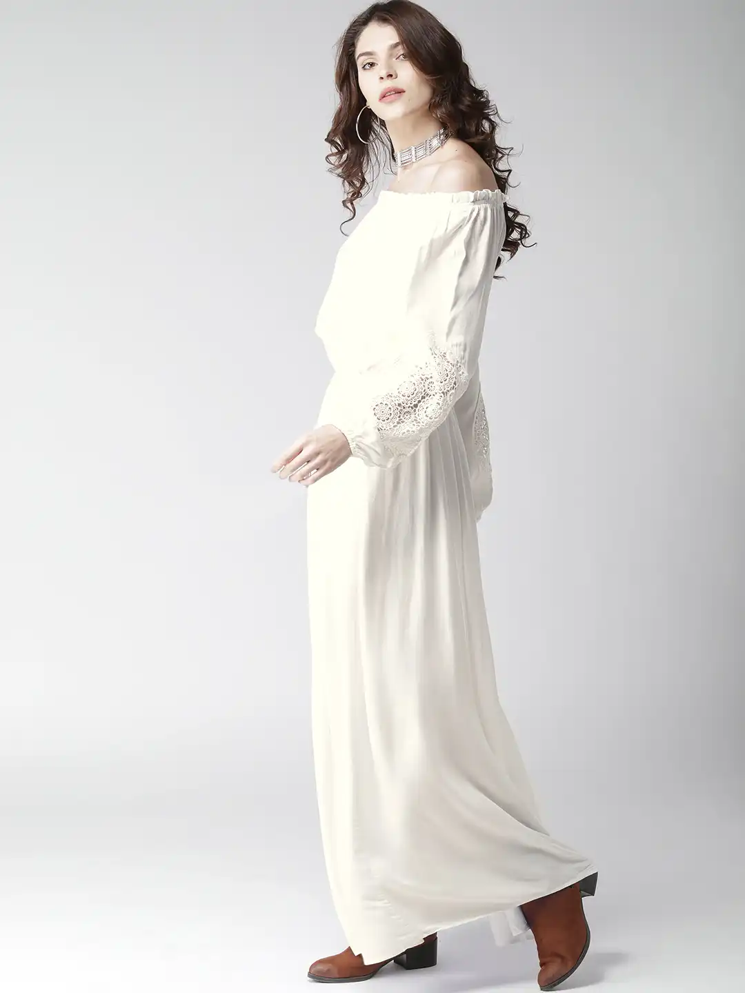 forever 21 white flowy dress Forever 21 Plus White/Cream maxi long Dress Size XL