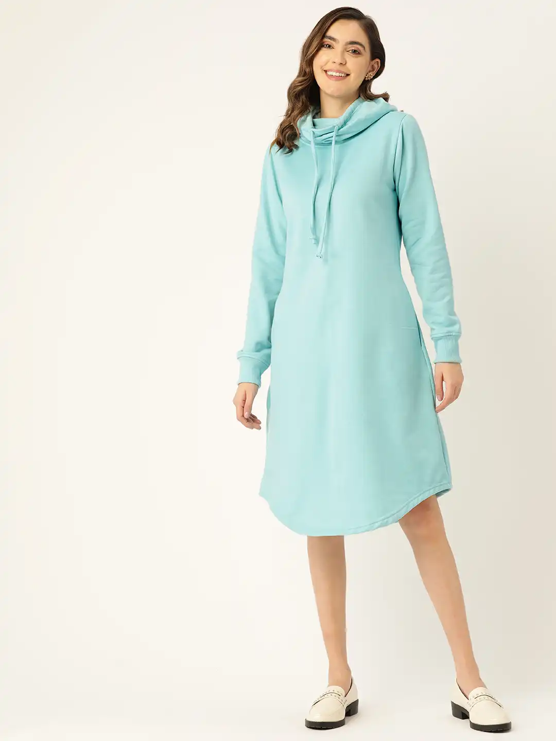 Buy BRINNS Fleece Hooded A-Line Dress - Dresses for Women 21260264 | Myntra Buy BRINNS Fleece Hooded A-Line Dress - Dresses for Women 21260264 | Myntra