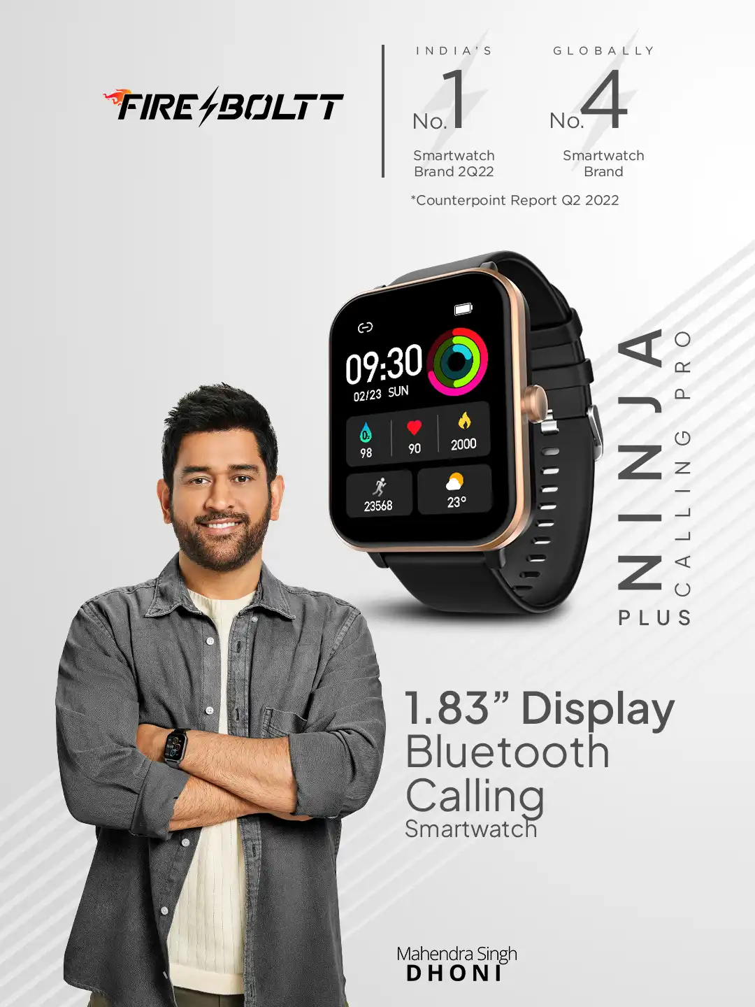 Buy Fire-Boltt Ninja Calling Pro Plus Bluetooth Calling Smartwatch