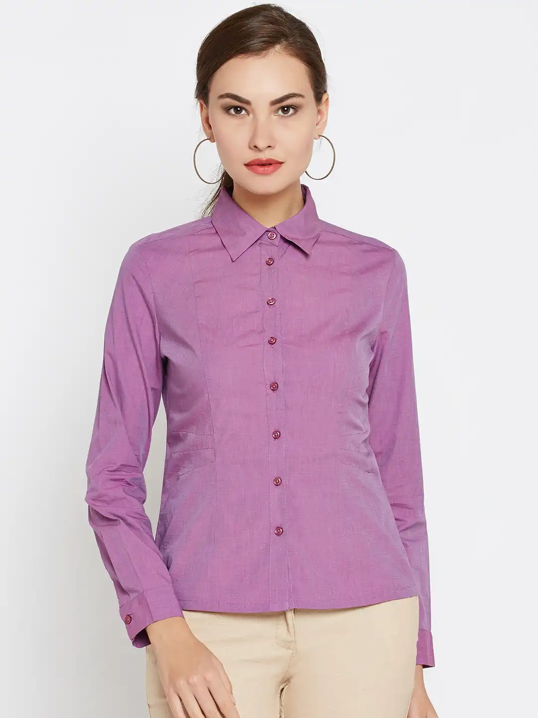Buy Wills Lifestyle Women Purple Solid Formal Shirt - Shirts for Women 2133165 | Myntra Buy Wills Lifestyle Women Purple Solid Formal Shirt - Shirts for Women 2133165 | Myntra