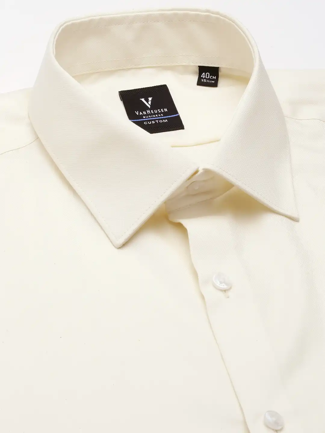 Buy Van Heusen Solid Custom Fit Pure Cotton Formal Shirt - Shirts for Men  21334468 | Myntra