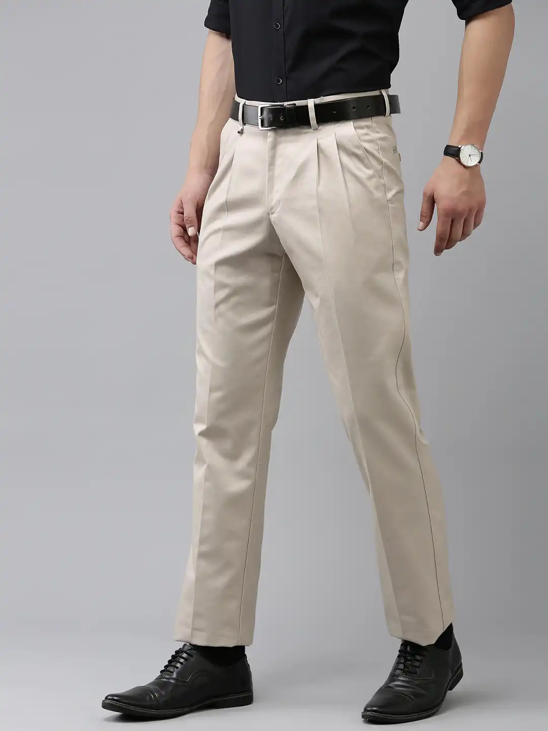van heusen pleated dress pants Premium Soft Lux Flex Dress Pant Monument Heather / 33 / 30