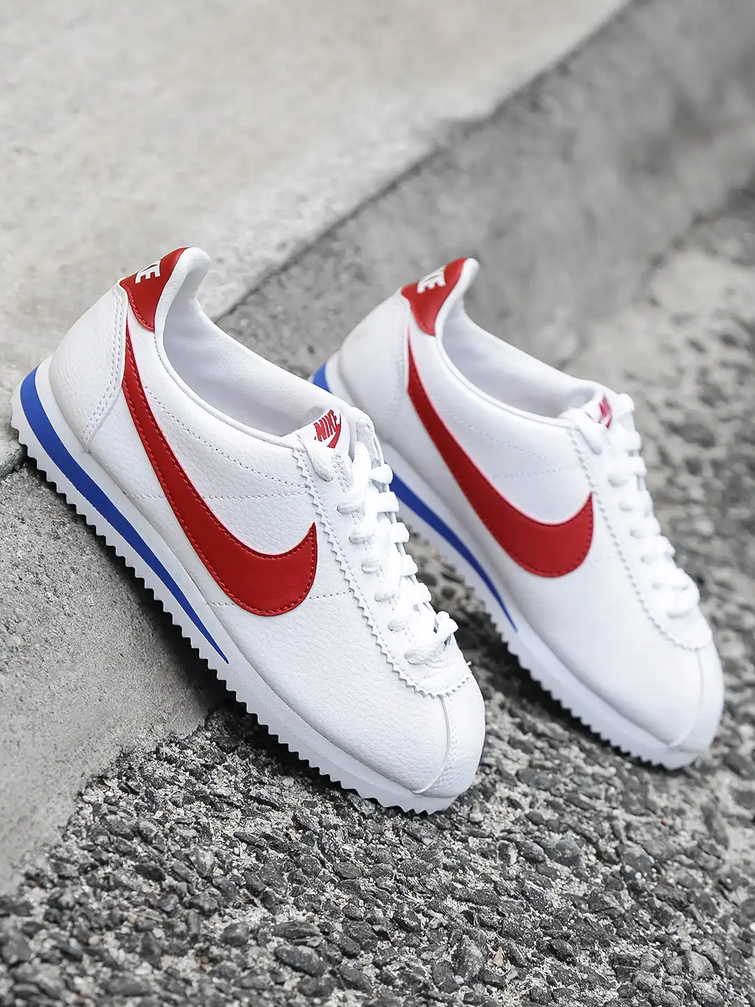 靴 NIKE CLASSIC CORTEZ LEATHER sojiro 11514545393340-Nike-Men-White-