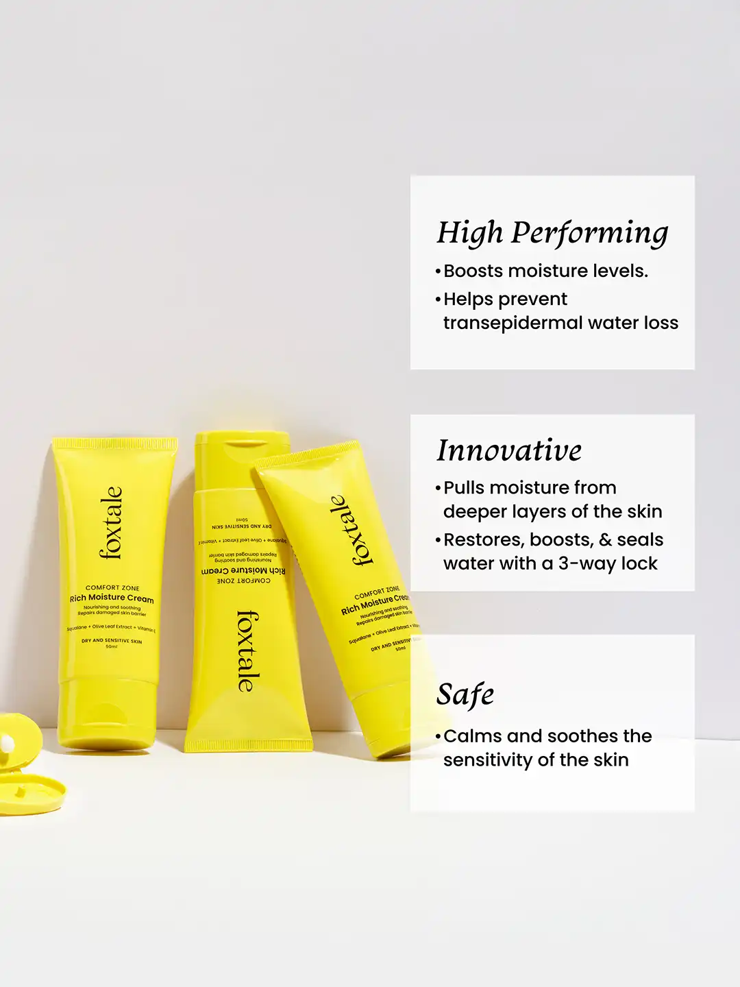 Buy FoxTale Comfort Zone Rich Moisture Cream 50 ml - Day Cream for