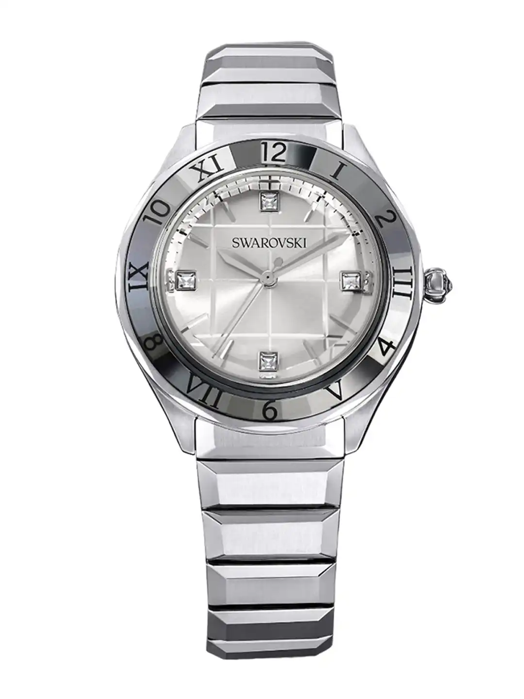 Buy SWAROVSKI Women Dextera 3-Hand Swiss Madesilver Tone Watch