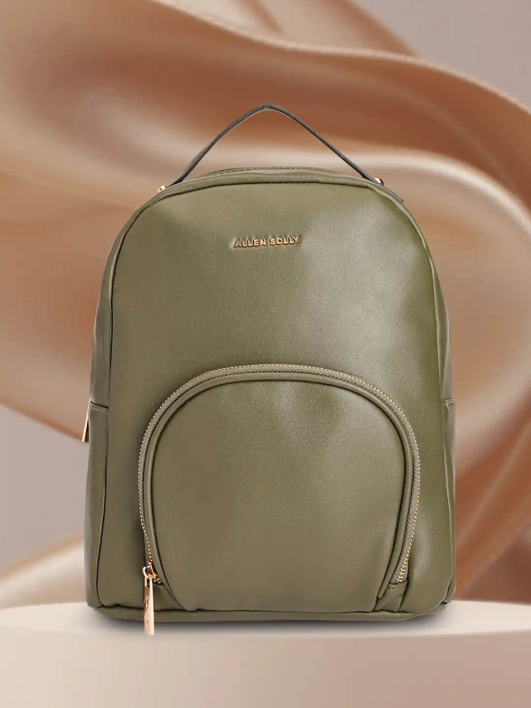 allen solly leather backpack Womens 1 Compartment Metallic Lock Closure (Black_Free Size) Our Brown Carrier Backpack breaks new ground in how men and females get around town with their belongings in an upscale bag that will certainly catch the eye of onlookers Allen Solly Women Up to