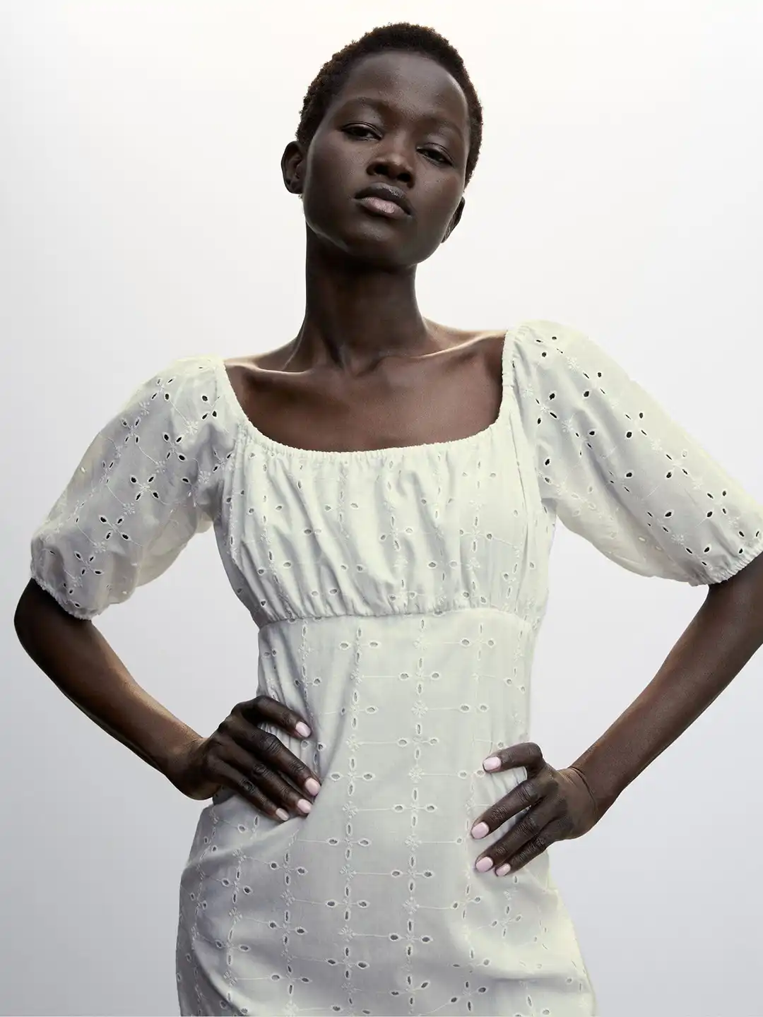 mango embroidered cotton dress Buy Schiffli Empire - Dresses for Women 21639004 Openwork Color:CHAMPAGNE/GOLD vogueeditexclusions26 Zara 4331 Pearl Dress Subtle stretch in the