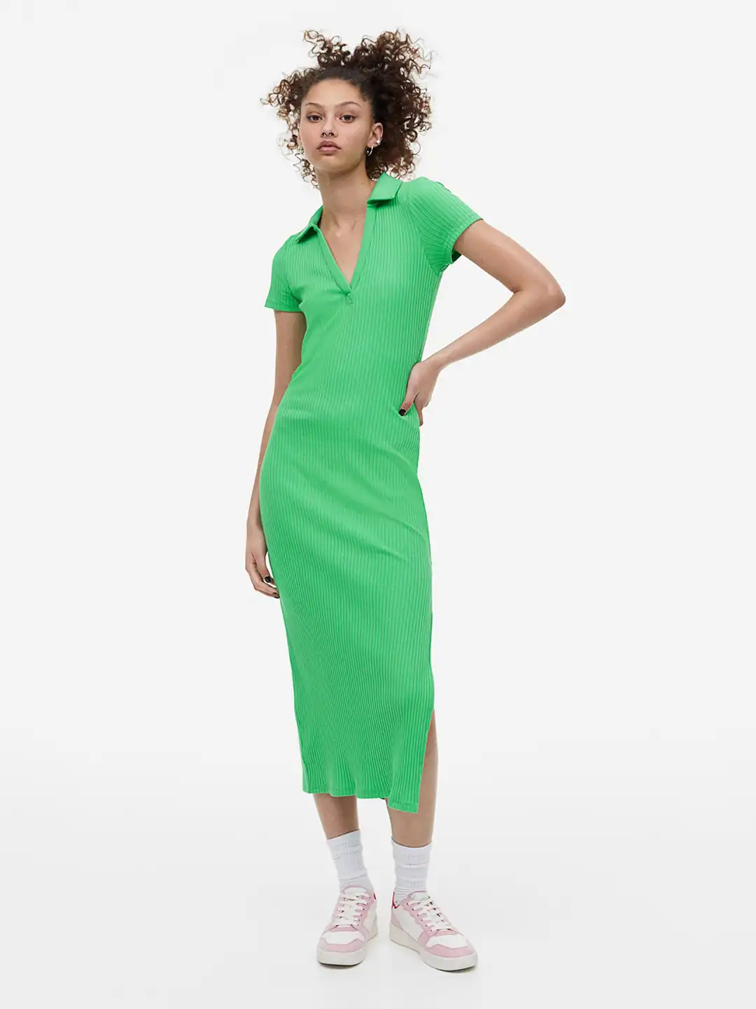 Buy H&M Collared Bodycon Dress - Dresses for Women 21678736 | Myntra Buy H&M Collared Bodycon Dress - Dresses for Women 21678736 | Myntra