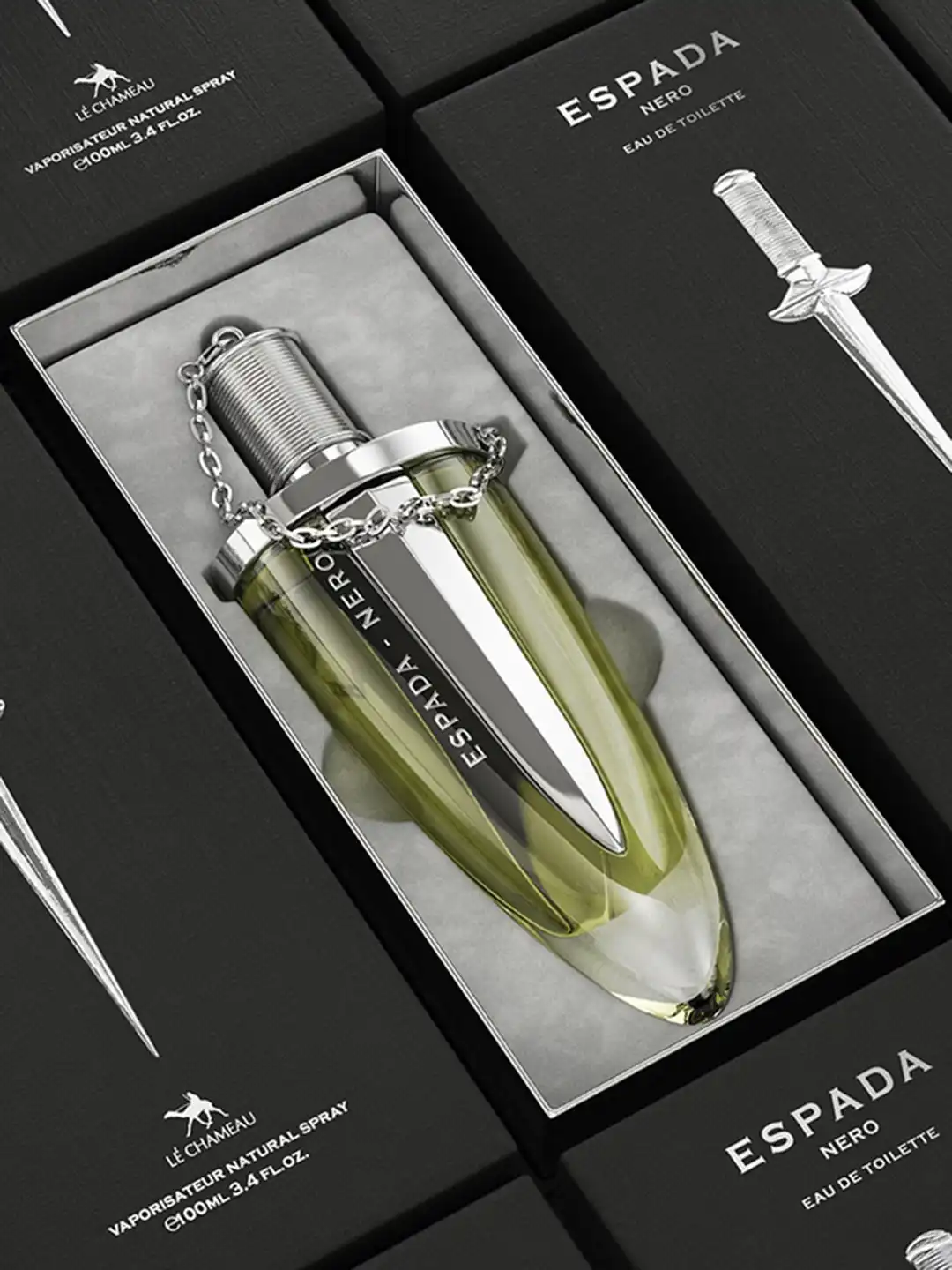 Buy LE CHAMEAU Men Espada Nero Long Lasting Eau De Parfum - 100ml