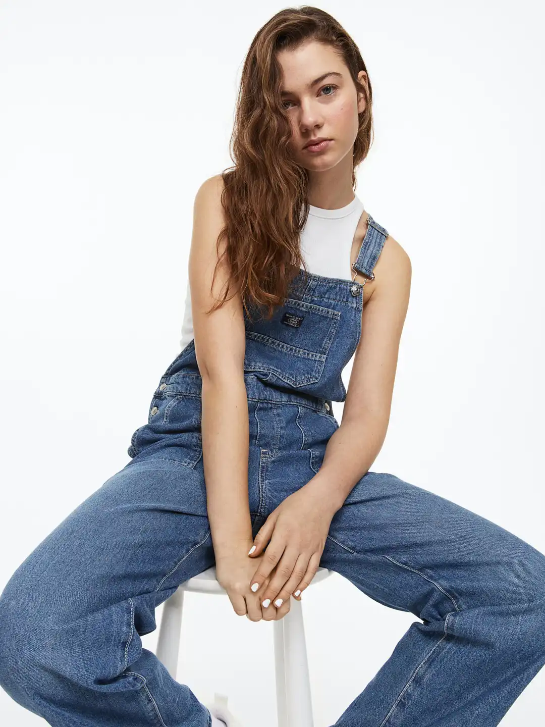 Buy H&M Women Denim Dungarees - Dungarees for Women 21813462 | Myntra