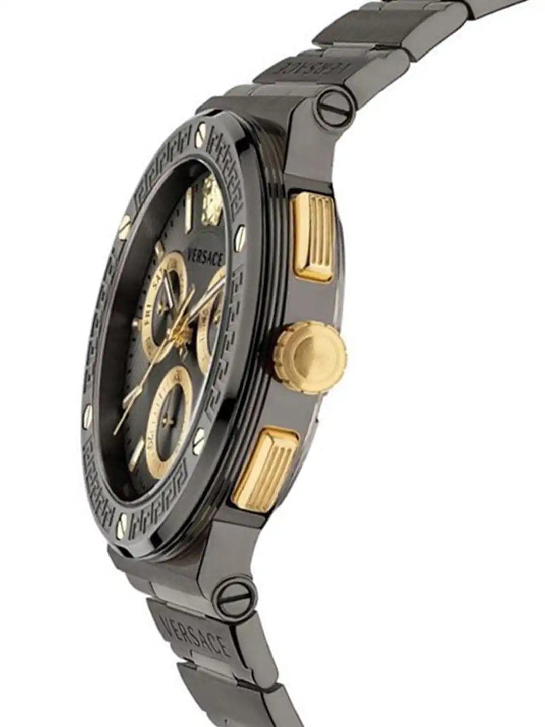 Buy Versace Men Dial & Stainless Steel Bracelet Style Straps
