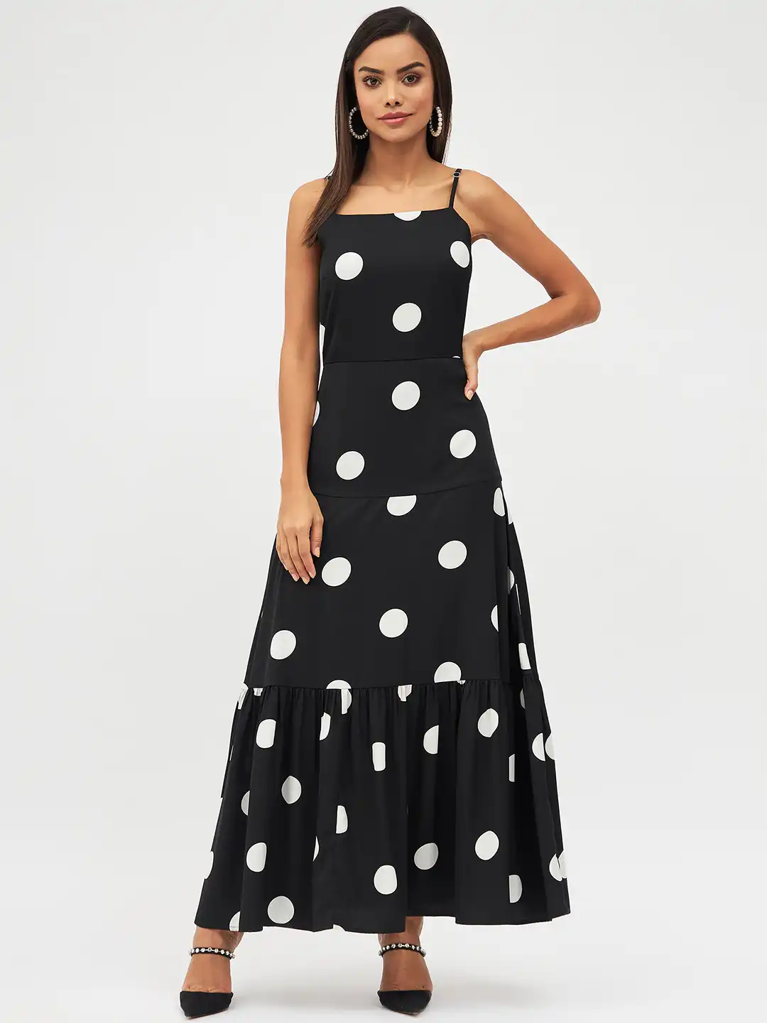 harpa maxi dress Cocktail Dress Black And White Print Evening Skirt Harpa Women Black Off-White Printed Maxi Dress