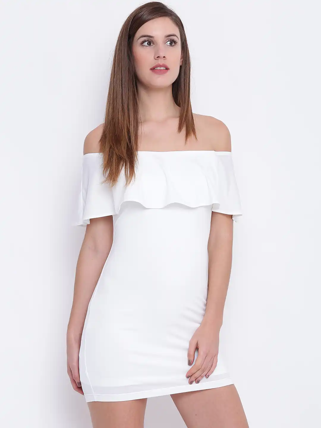 white off the shoulder dress forever 21 forever 21 white off shoulder embroidered sleeve dress size small