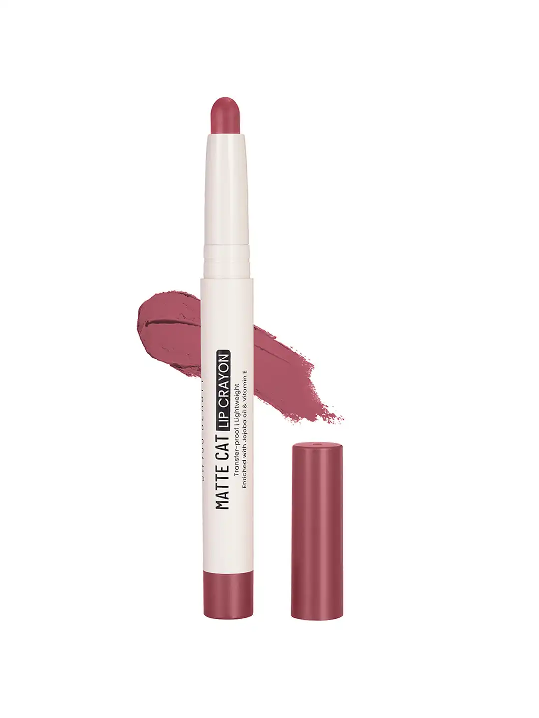 Buy SWISS BEAUTY Matte Cat Transfer Proof & Lightweight Lip Crayon