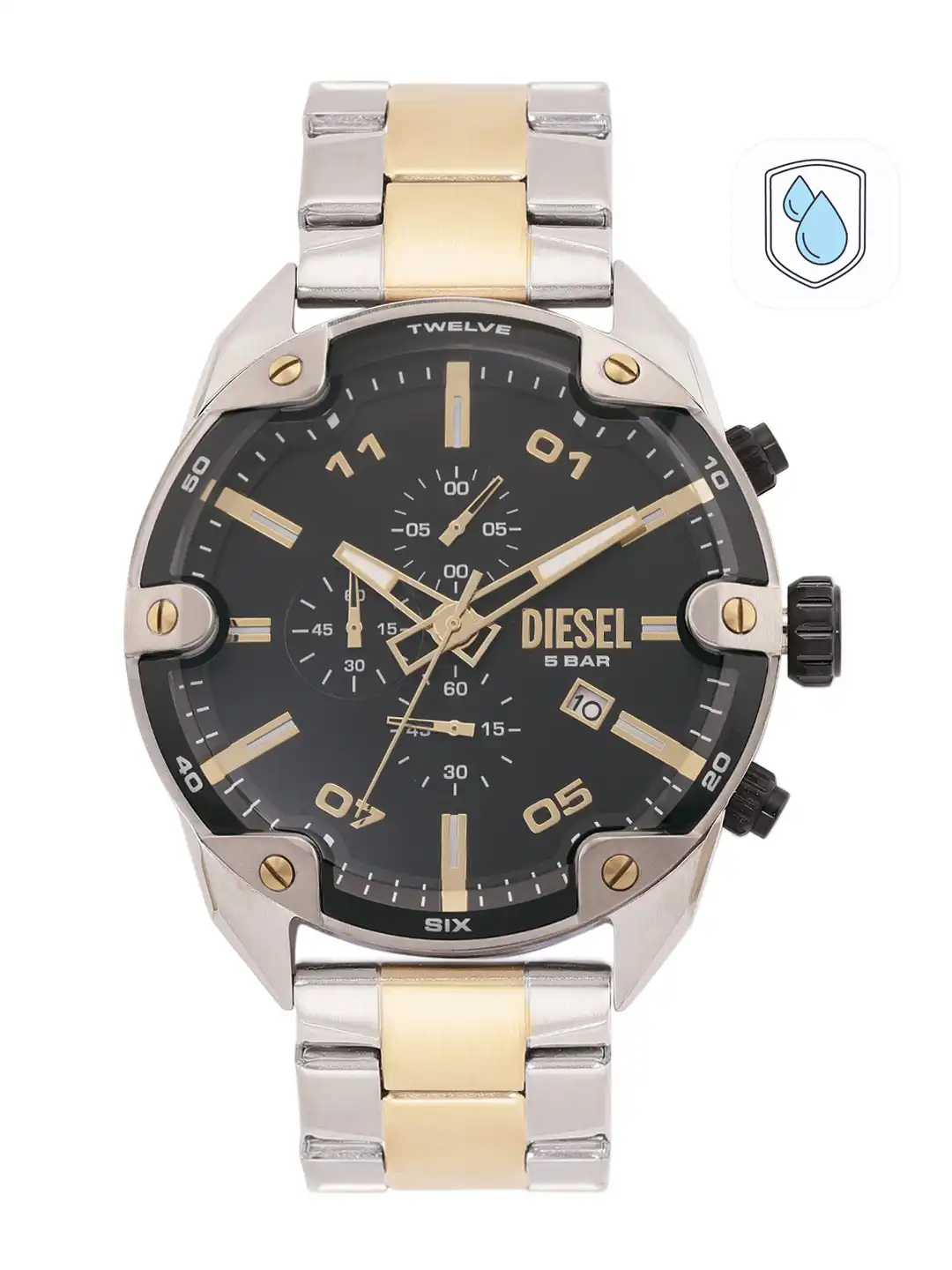 Buy DIESEL Men Stainless Steel Bracelet Style Strap Analogue Multi