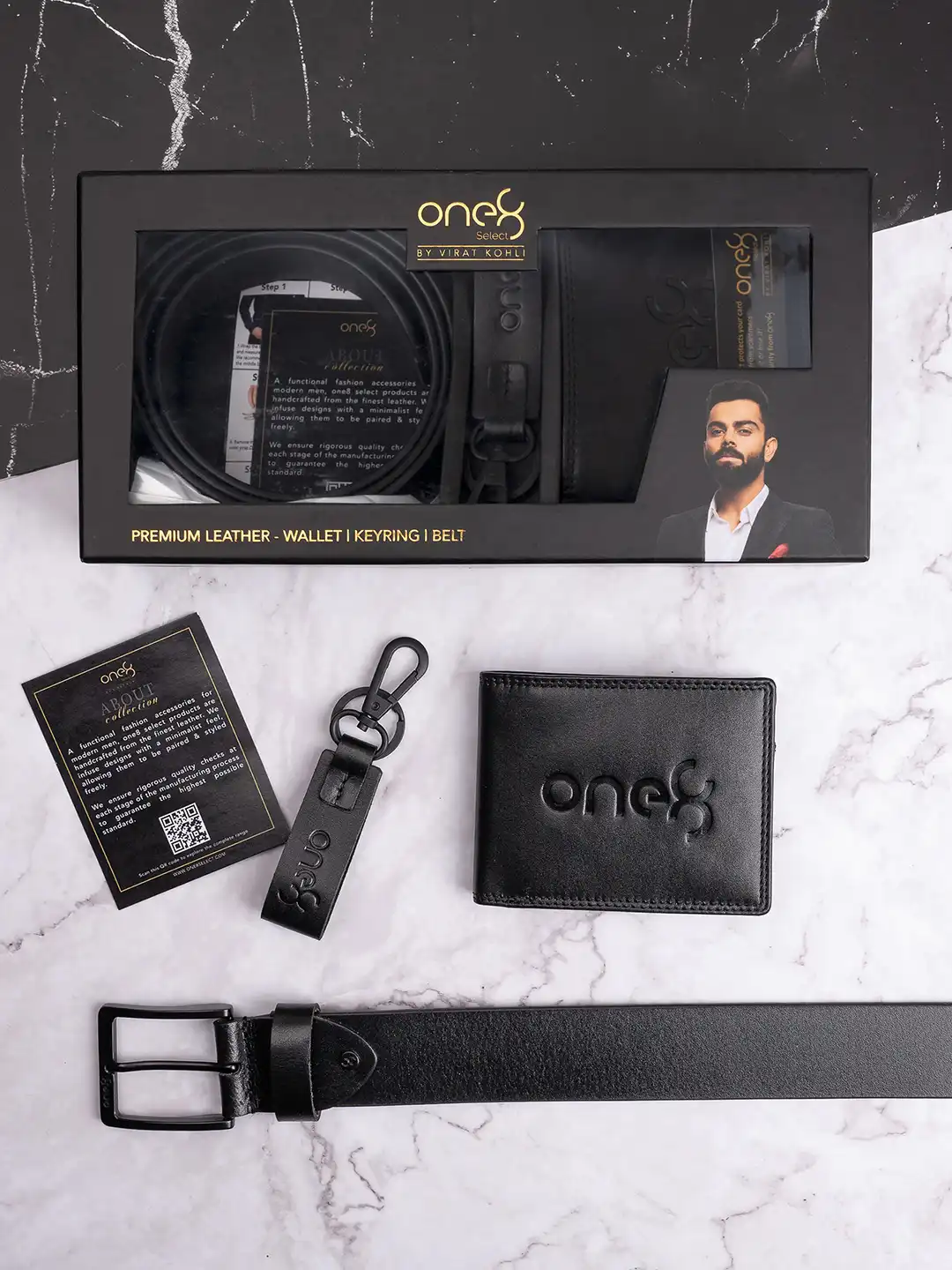 Buy One8 Men 3Pcs Leather Accessory Gift Set - Accessory Gift Set