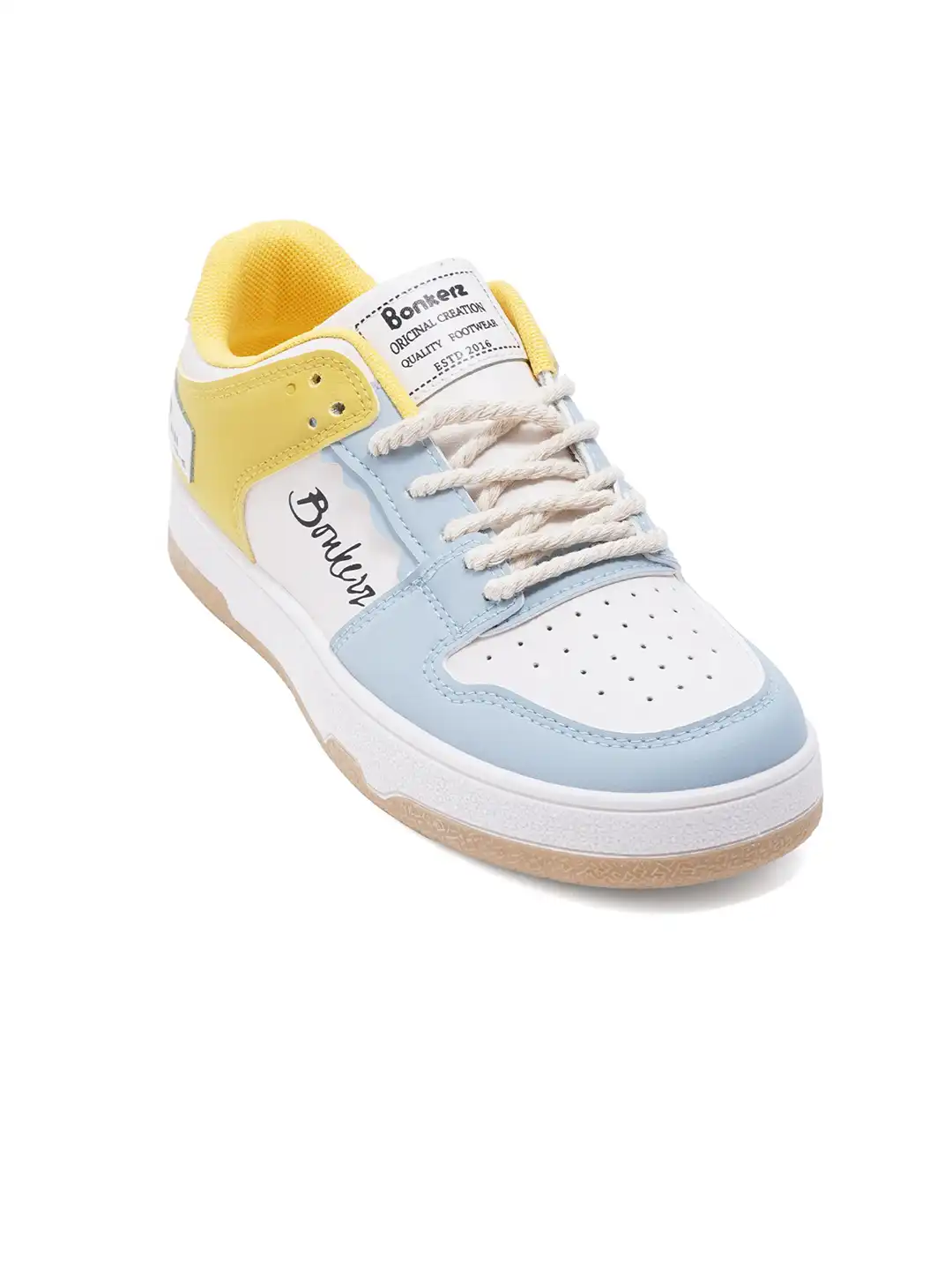 Buy Bonkerz Women Colourblocked Comfort Insole Basics Sneakers
