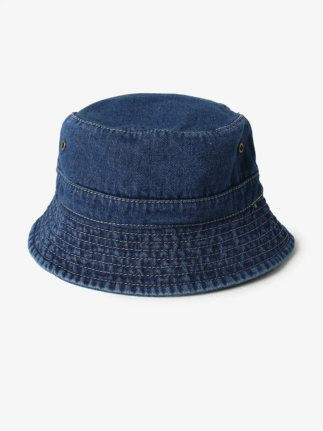 Buy French Accent Men Self Design Denim Bucket Hat - Hat for Men