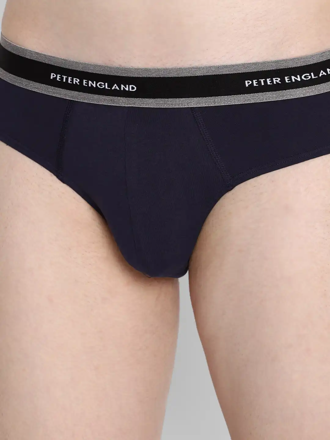 Buy Peter England Men Pack Of 3 Men Anti-Bacterial Basic Briefs