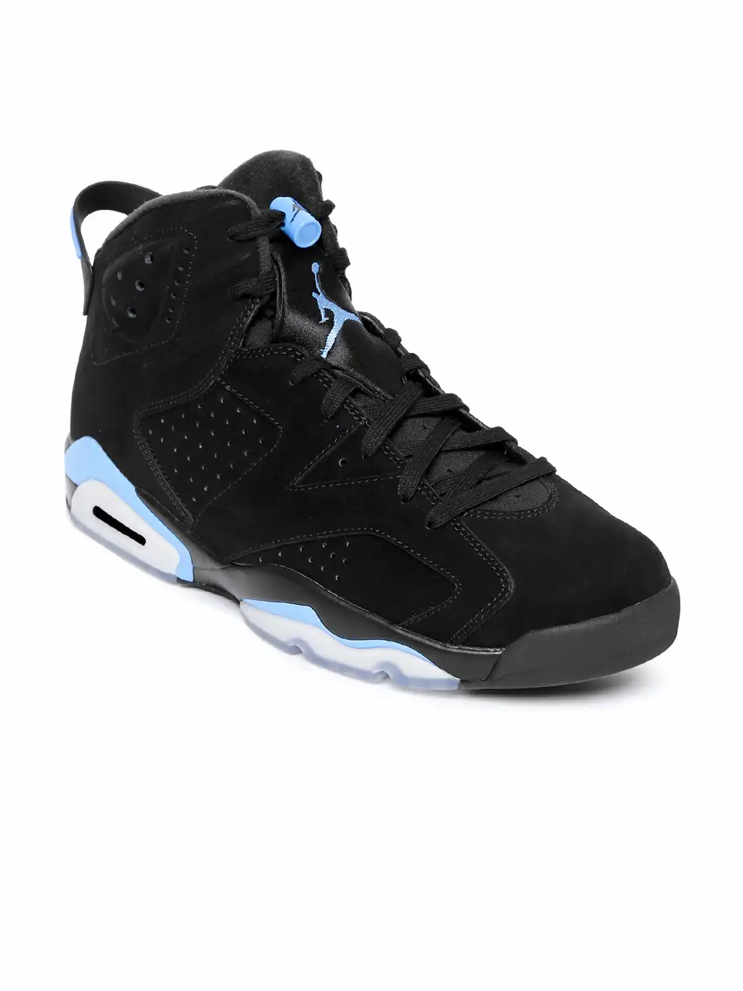 Buy Nike Men Black Leather High-Top AIR JORDAN 6 RETRO Basketball