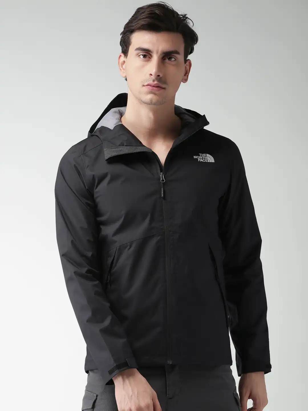 Buy The North Face Men Black Solid Sporty Jacket - Jackets for Men