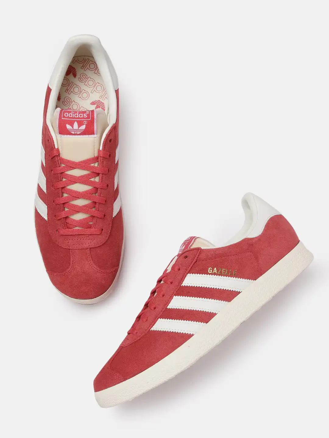 adidas gazelle silver green womens adidas Gazelle ADV Shadow Red / Crytal White / Gold Metallic 11.5 main image 0