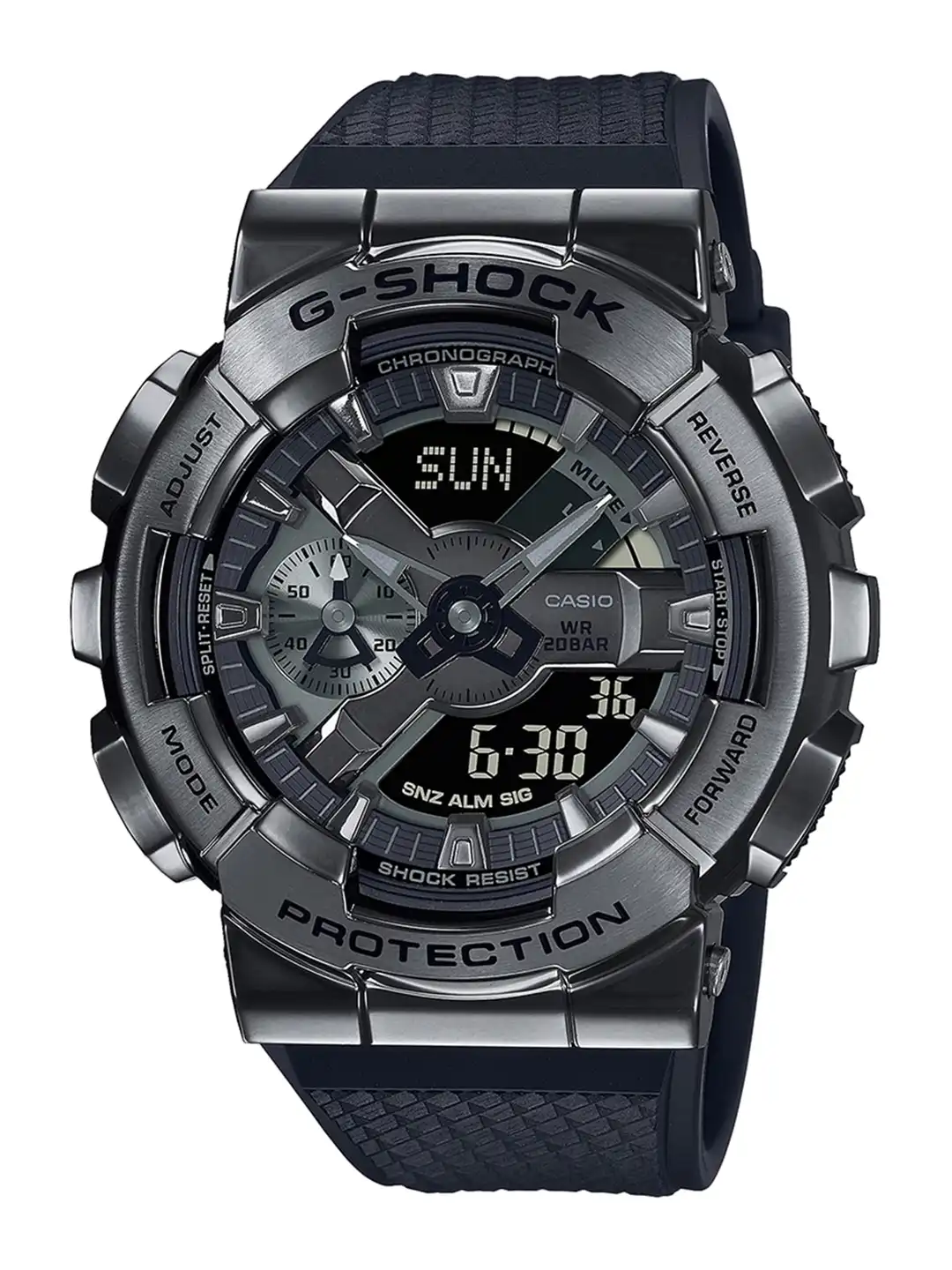 Buy CASIO Men G-Shock G-Steel GM-110BB-1ADR Black Ana-Digi Dial