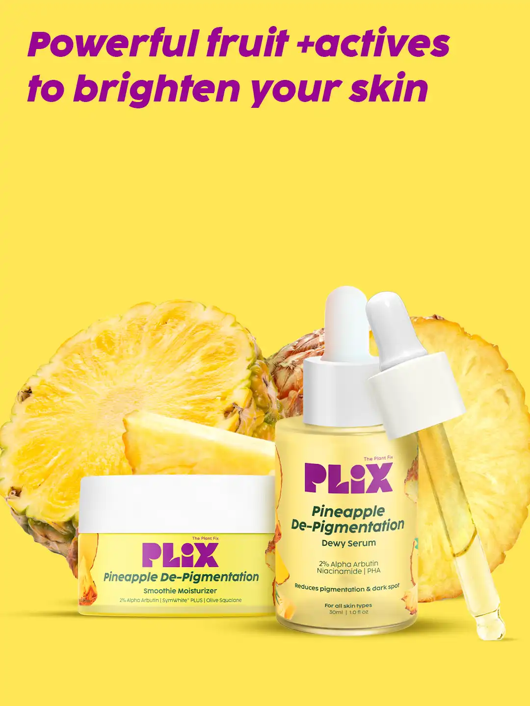 Buy PLIX THE PLANT FIX Set of 2 Pineapple Depigmentation Dewy