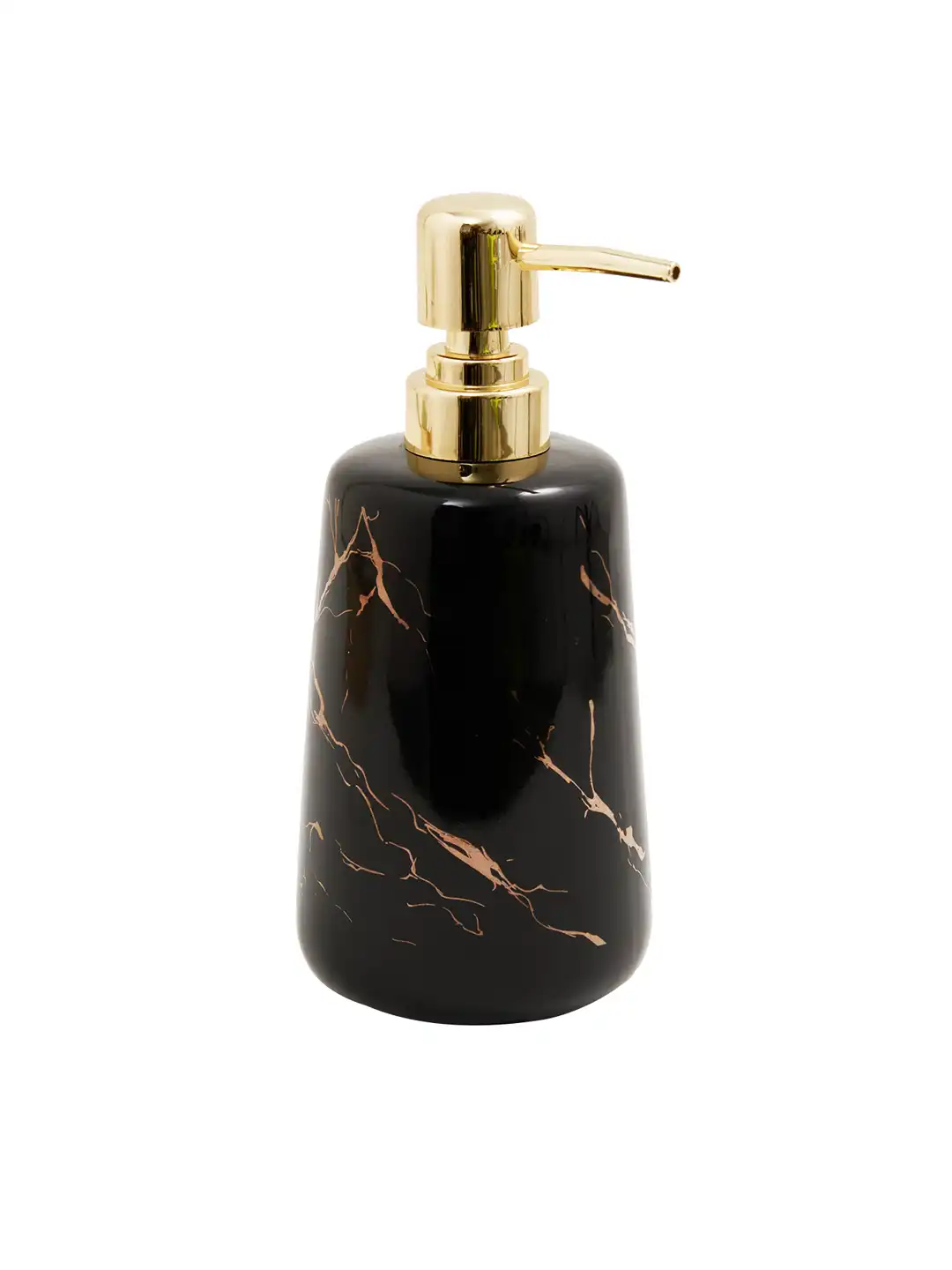 Buy Home Centre Aubree Vince Black & Gold Toned Printed Ceramic
