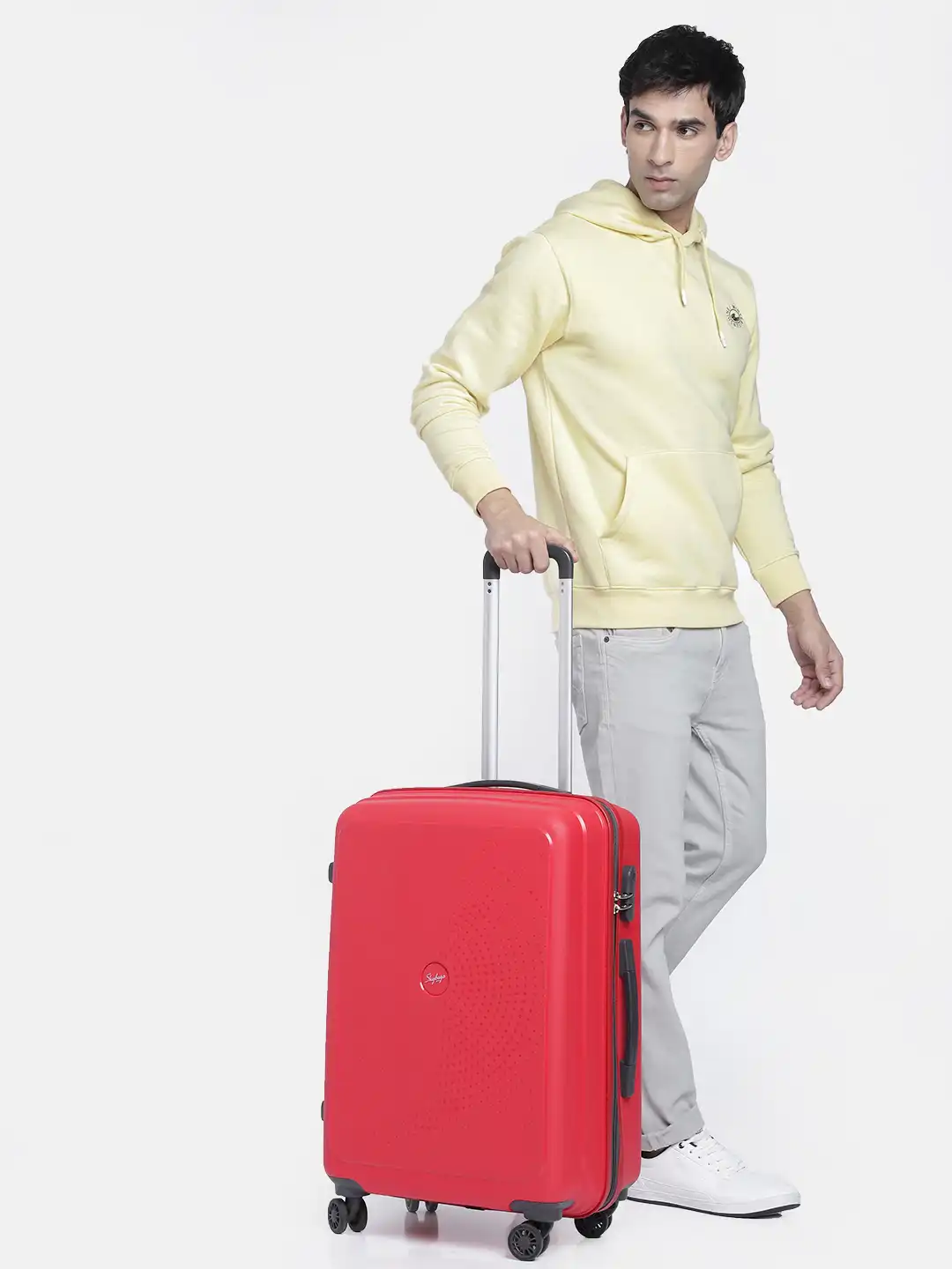 Buy Skybags Zap 66 Medium Hard Trolley Suitcase - Trolley Bag for