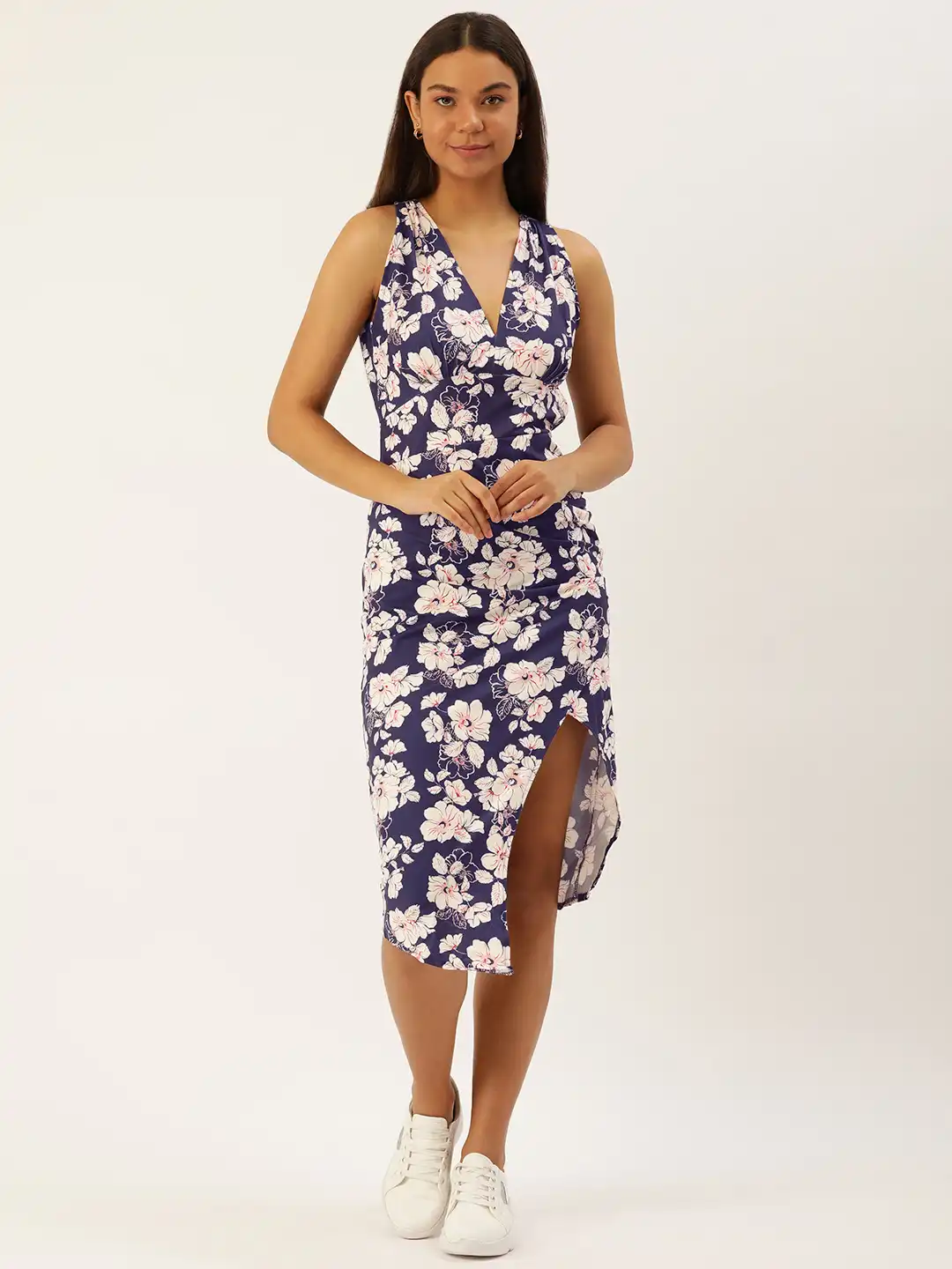 floral midi dress forever 21 Forever 21 Tiered Floral Patchwork Maxi Dress Ivory/Multi
