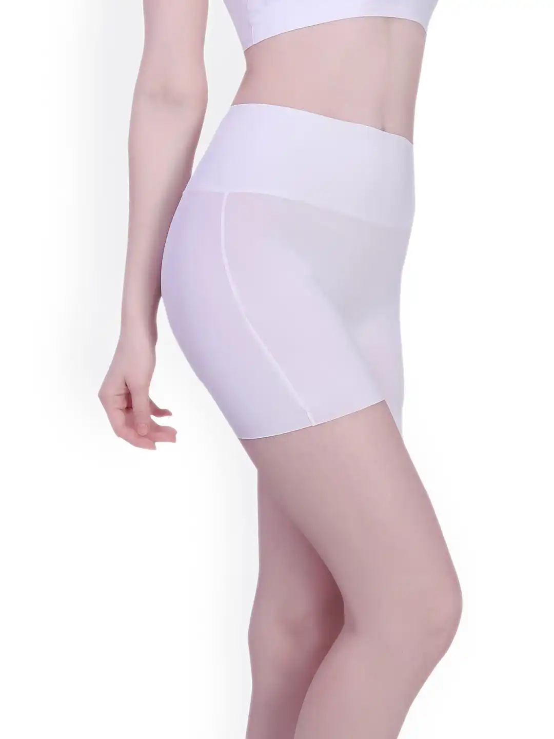 Buy PLUMBURY Women Slim Fit High-Rise Rapid-Dry Biker Shorts