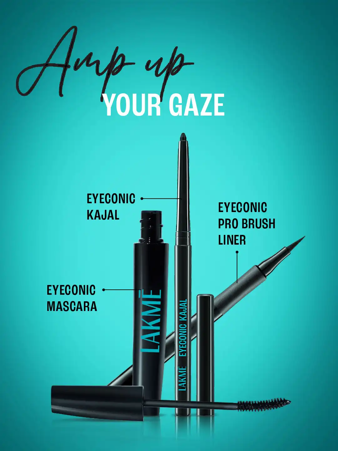 Buy Lakme 9to5 Eyeconic Smudgeproof & Waterproof Kajal Lasts Upto