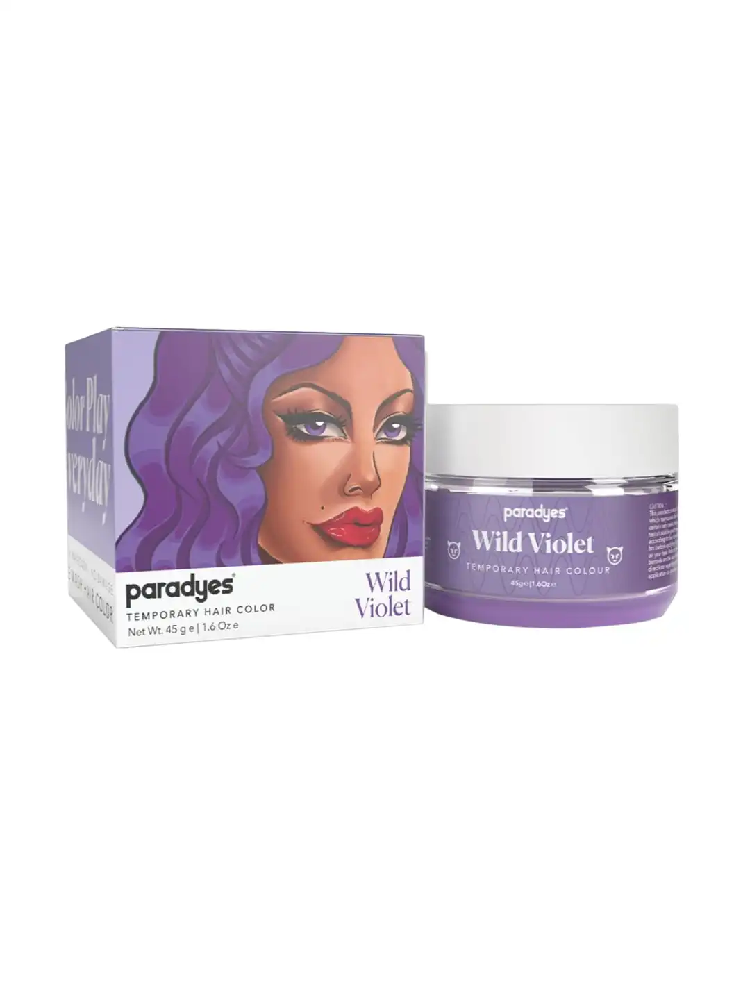 Buy Paradyes Ammonia Free Temporary Hair Color 45 g - Wild Violet