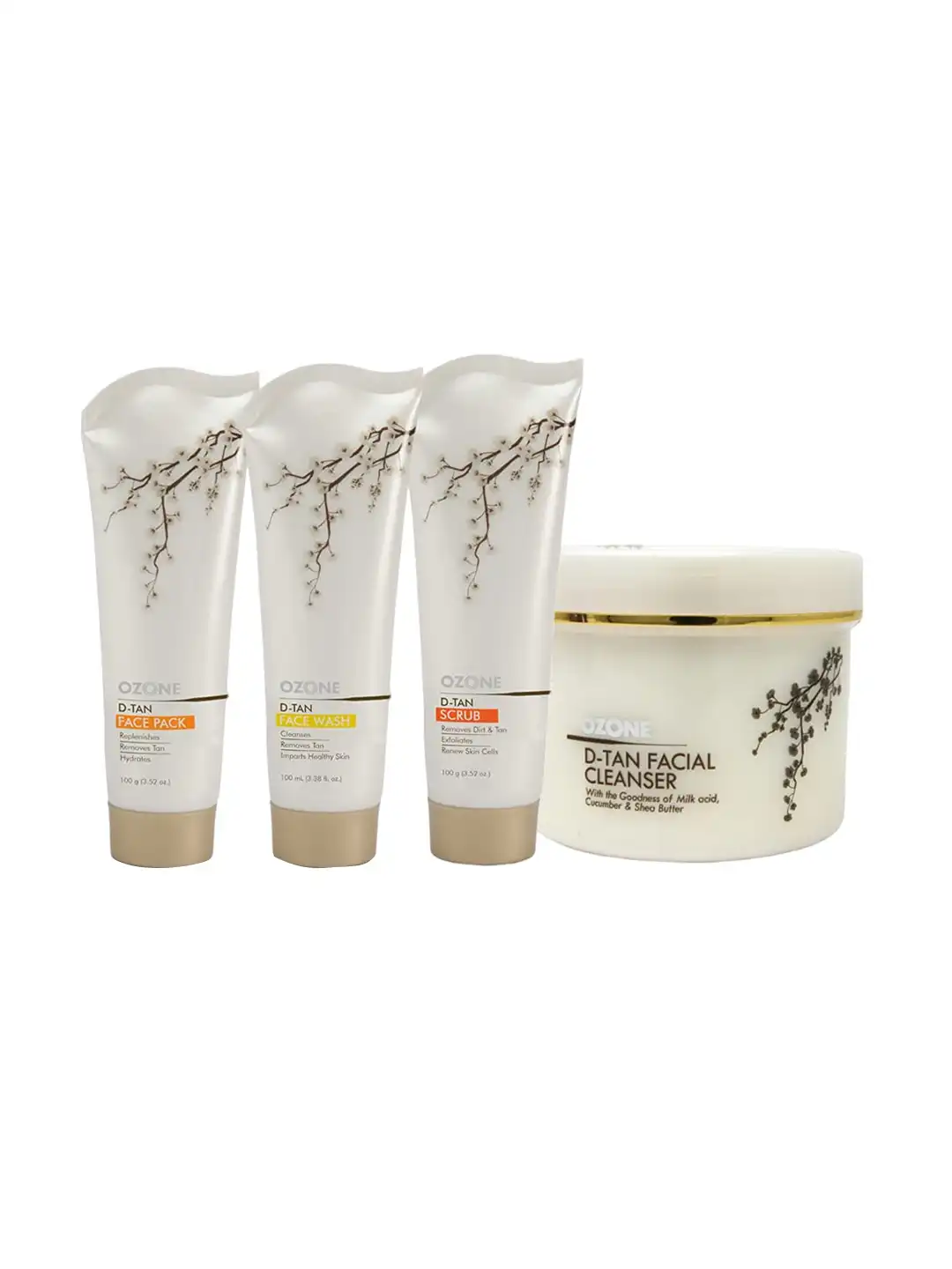 Buy Ozone Unisex D-Tan Face Pack, Face Scrub, Face Wash & Face