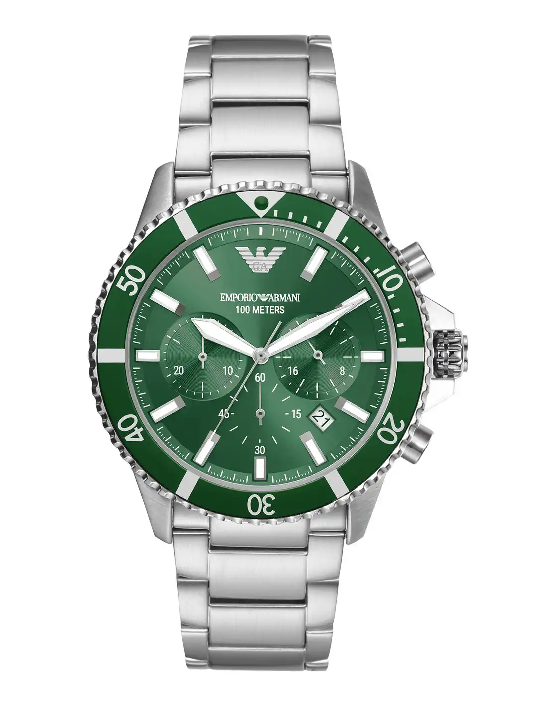 Emporio Armani AR6107 チタン クロノグラフ Emporio Armani Men's Titanium Chronograph Watch AR6107 with Gift