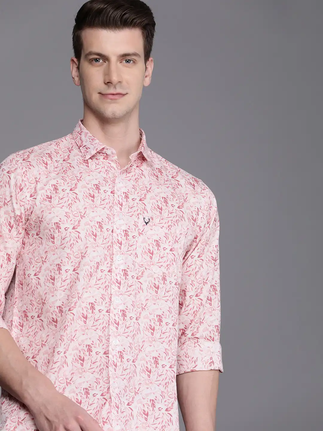 〜2/20 Classic Shirt - Cotton Floral Enb. Buy Allen Solly Men Classic Floral Printed Pure Cotton Shirt