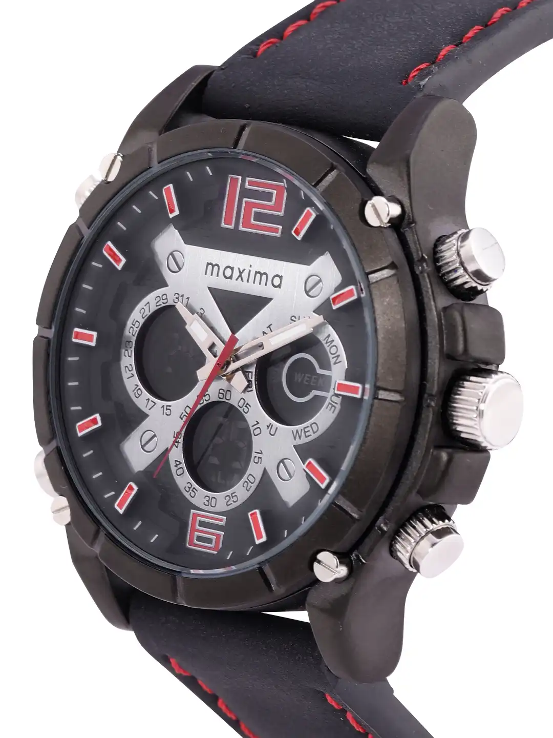 Buy maxima Men Analogue and Digital Chronograph Watch 60290LMAB