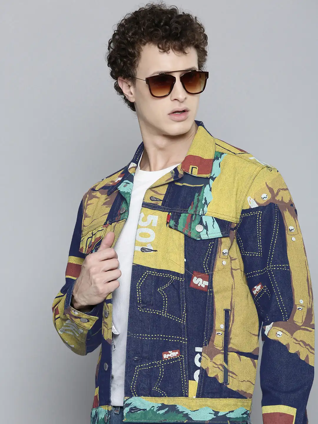 Buy Levis Typography Denim Jacket - Jackets for Men 23756728 | Myntra