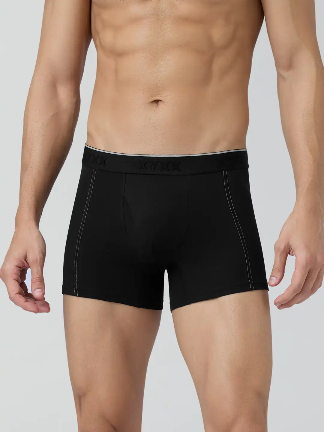 Buy XYXX Pack Of 3 Crux IntelliFresh Mid-Rise Cotton Trunks