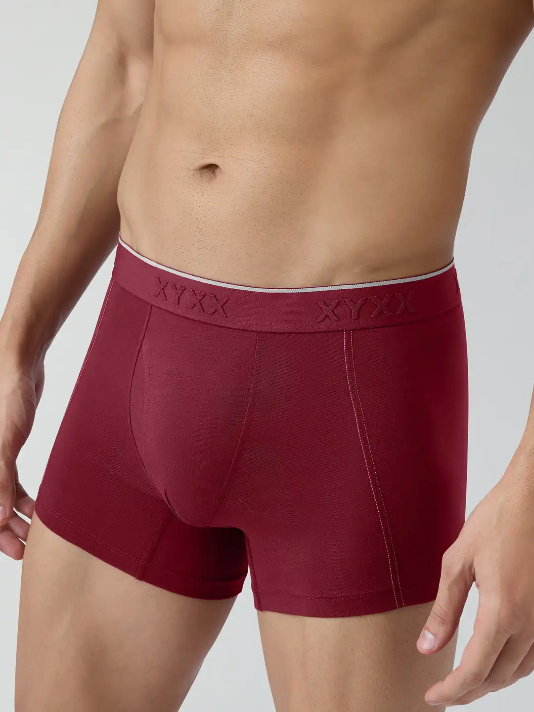 Buy XYXX Pack Of 3 Crux IntelliFresh Mid-Rise Cotton Trunks