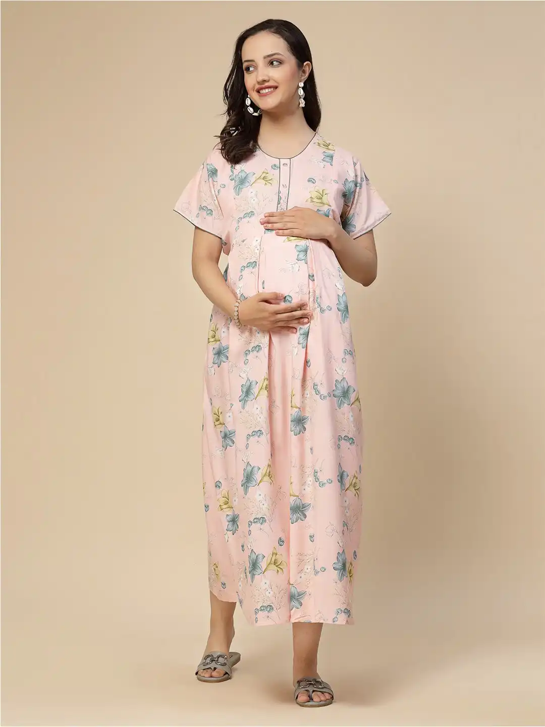 Buy Sweet Dreams Pink Floral Printed Fit & Flare Maternity Dress - Dresses for Women 23827764 | Myntra Buy Sweet Dreams Pink Floral Printed Fit & Flare Maternity Dress - Dresses for Women 23827764 | Myntra