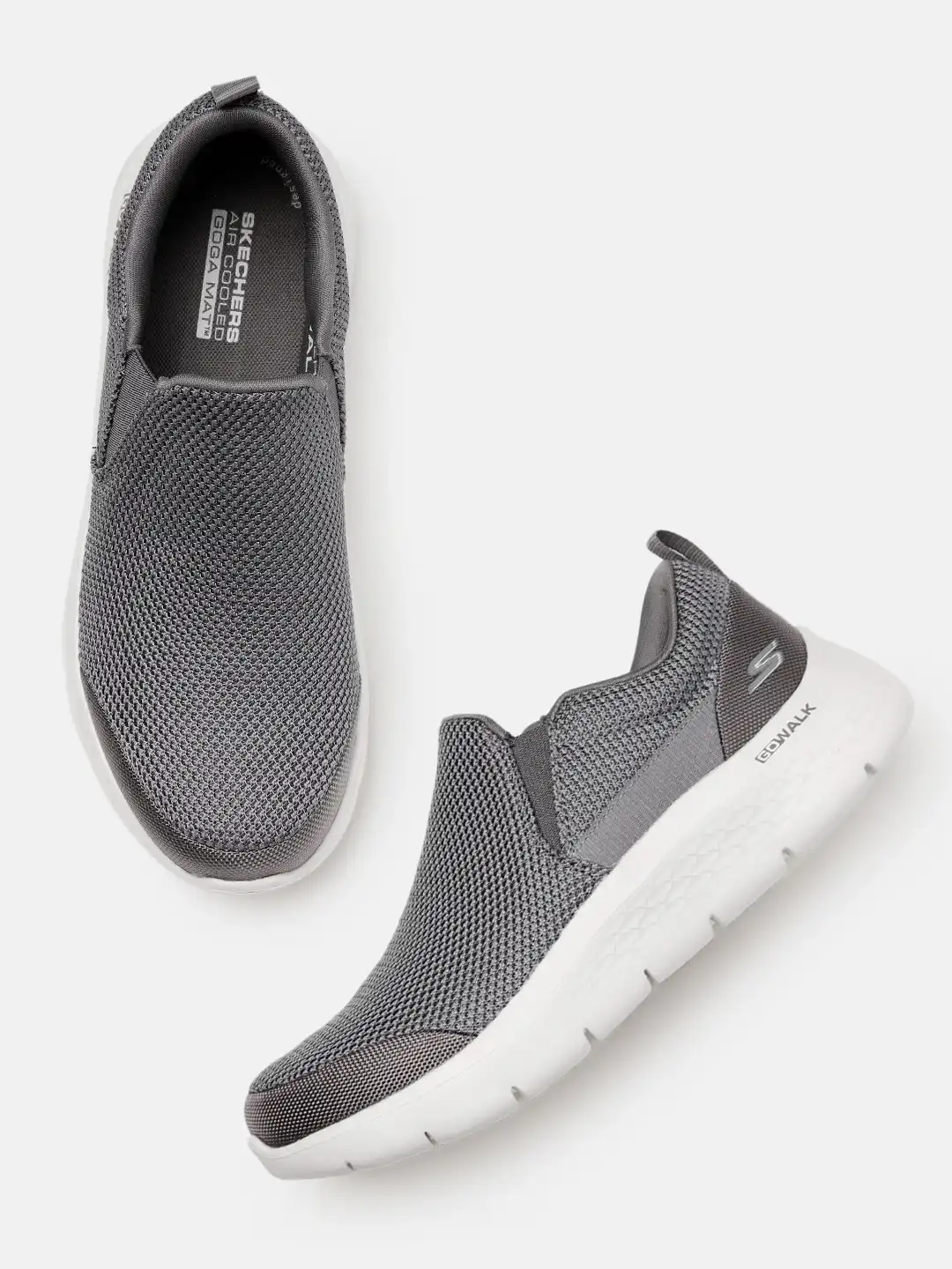 Skechers Go Walk グレー Buy Skechers Men Go Walk Flex Impeccable II Walking Shoes - Sports