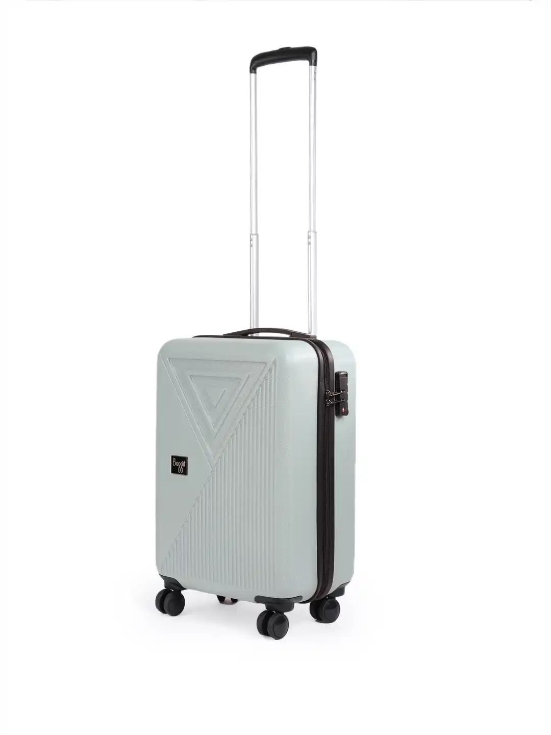 Buy Baggit Vision Geometric Textured Hard Sided Cabin Trolley Bag