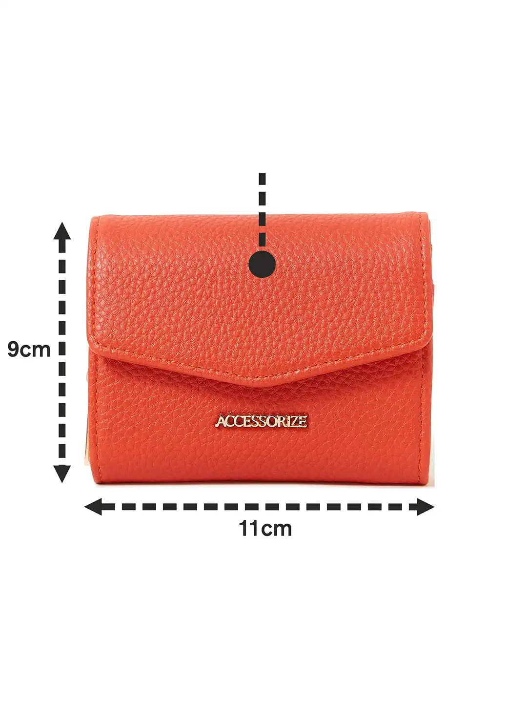 Buy Accessorize Faux Leather Small Flap Zip Around Purse - Wallets