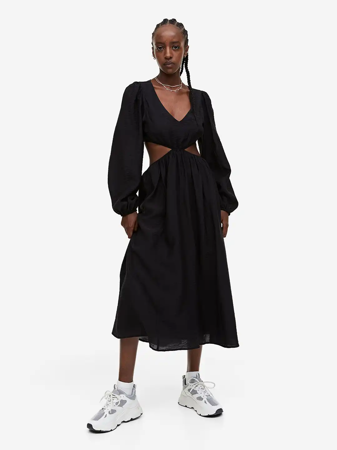 denim tiered smock dress Blue Denim Smock Tiered Jumper