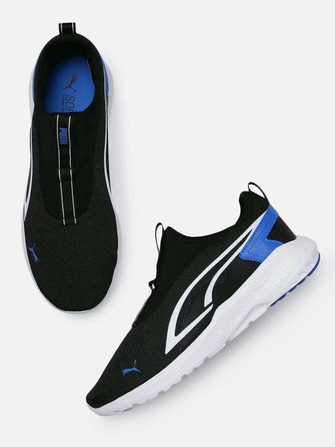 Slip On Puma Trainers Buy Puma Men Black ST Trainer Evo Slip-on V2 Running Shoes Sports Shoes  For Men 6581681 Myntra