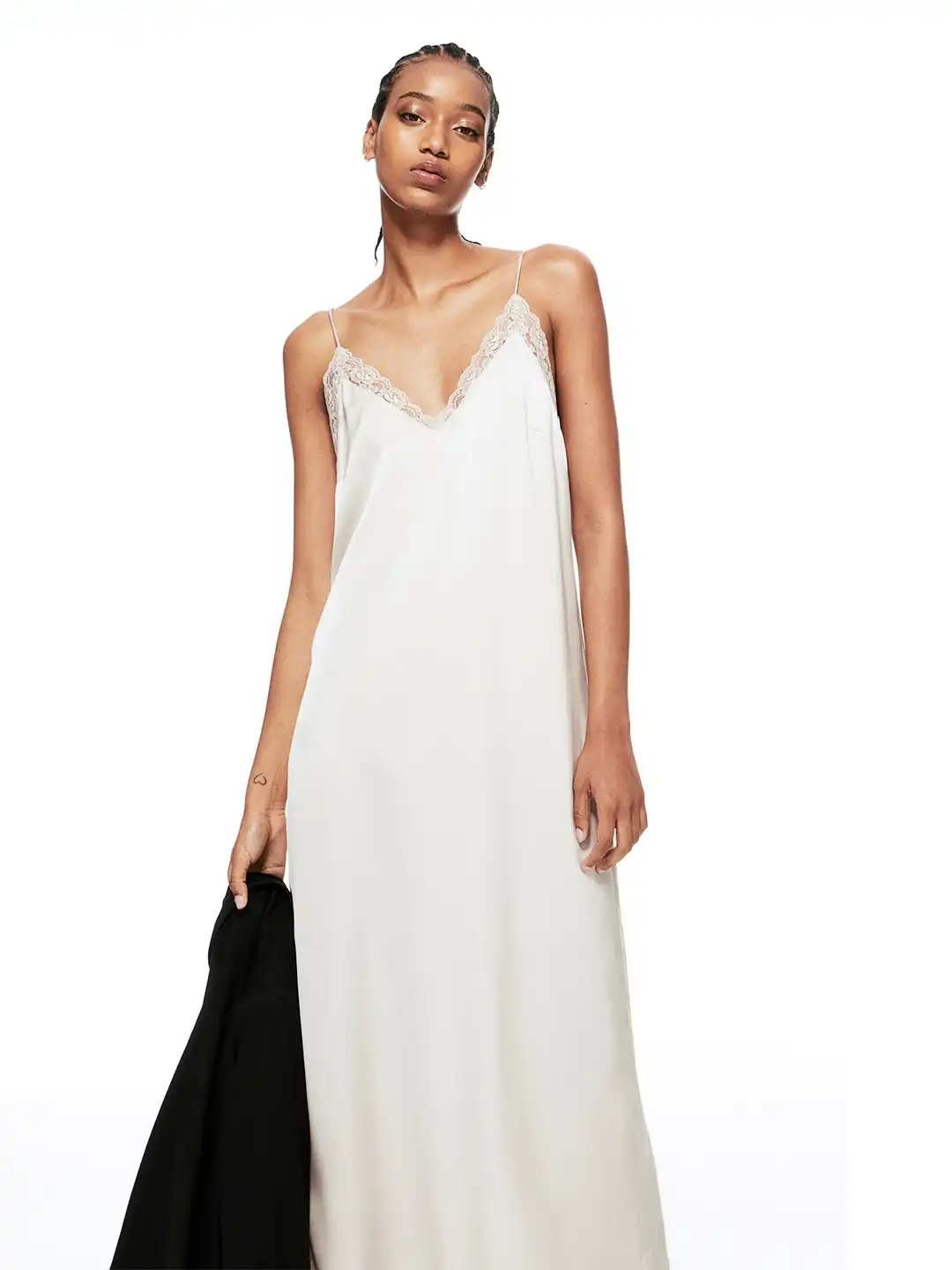cream lace formal dress Ivory and Cream Lace Maxi Dress