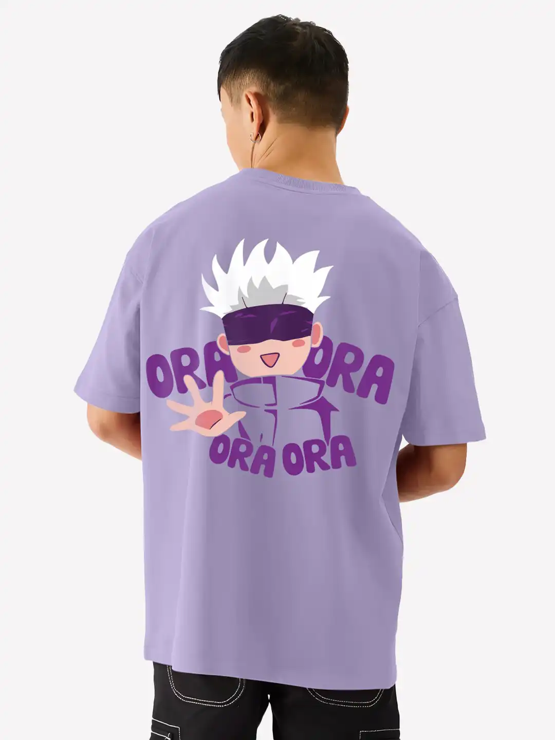 Buy Crazymonk Men Anime Printed Oversized T-shirt - Tshirts for