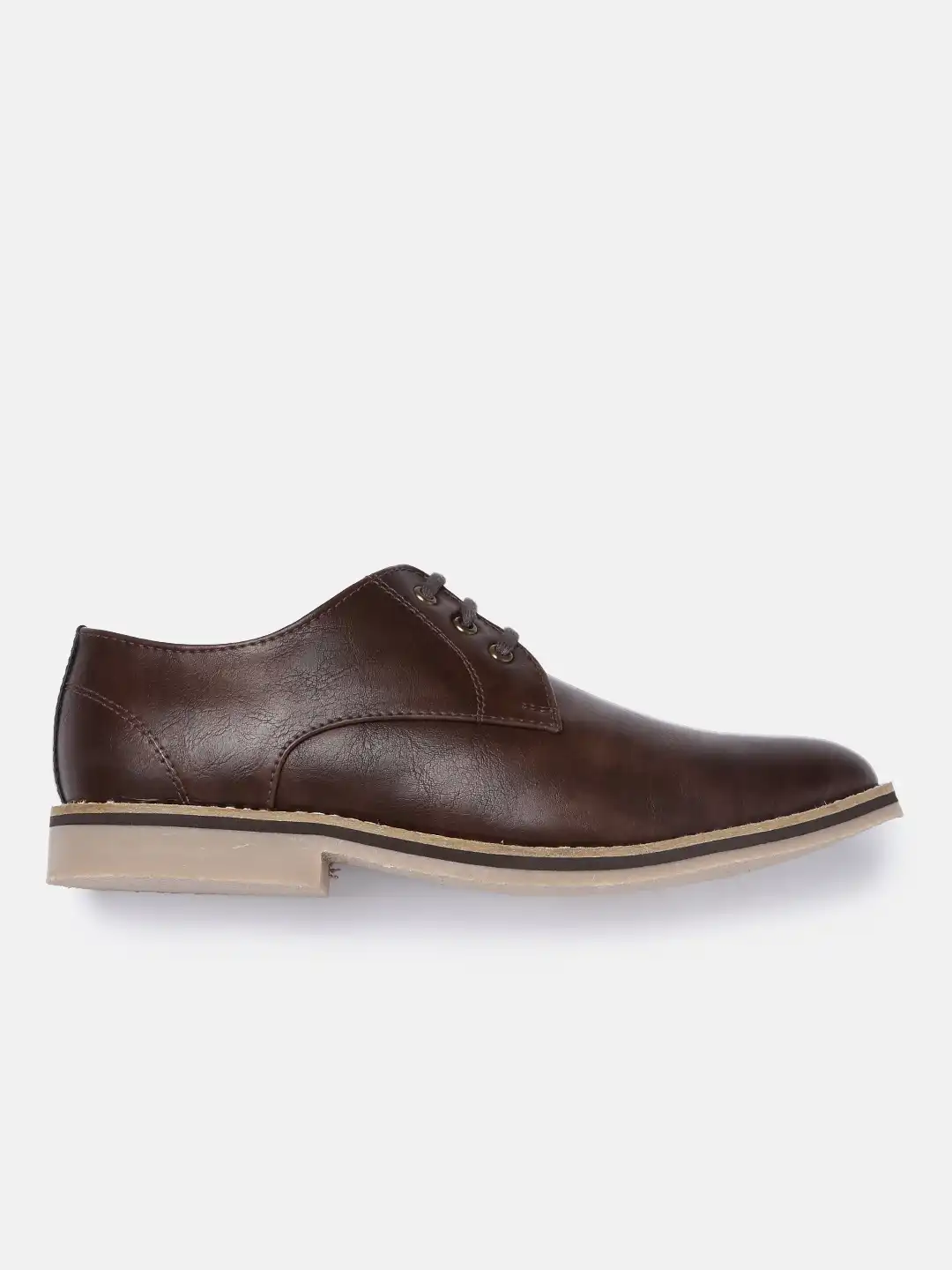 Buy Roadster Men Brown Derby Shoes - Casual Shoes for Men 2445055